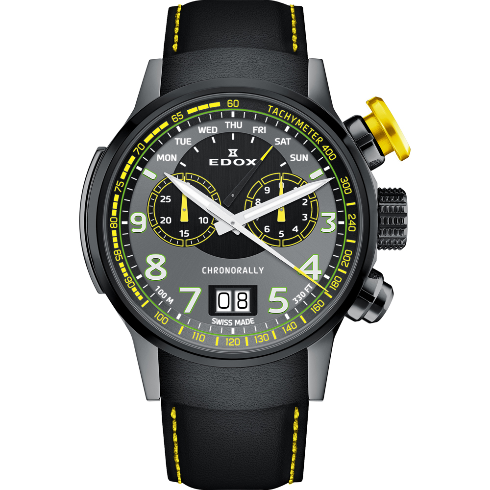 Edox Chronorally 38001-TINGNAEG-GNJ Chronorally Dominique Aegerter Limited Edition Horloge