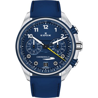 Edox Chronorally 09503-3BUCBU-BUBG Chronorally-S Horloge