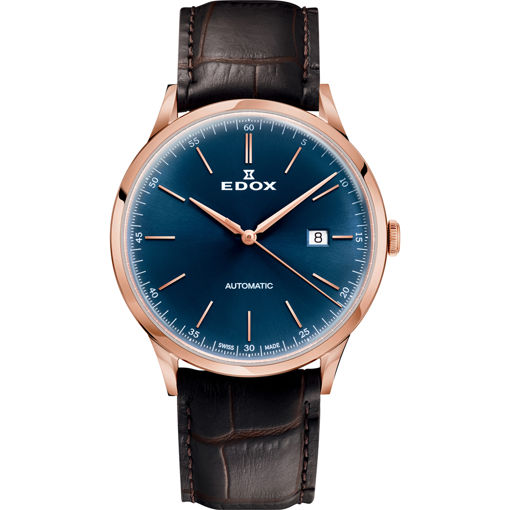 Edox Les Vauberts 80106-37RC-BUIR Horloge