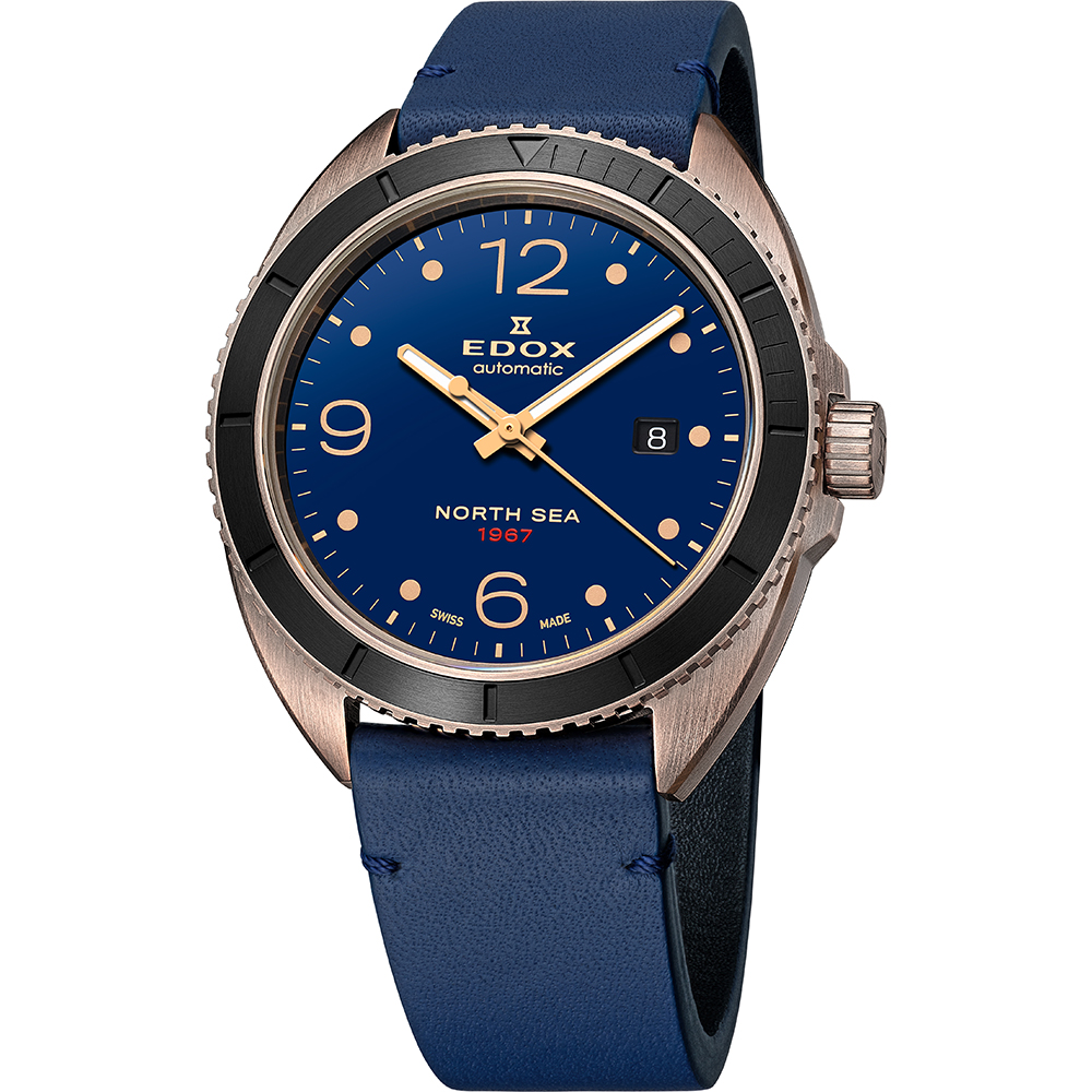 Edox North Sea 80118-BRN-BU1 North Sea 1978 - Limited Edition 320 pieces Horloge