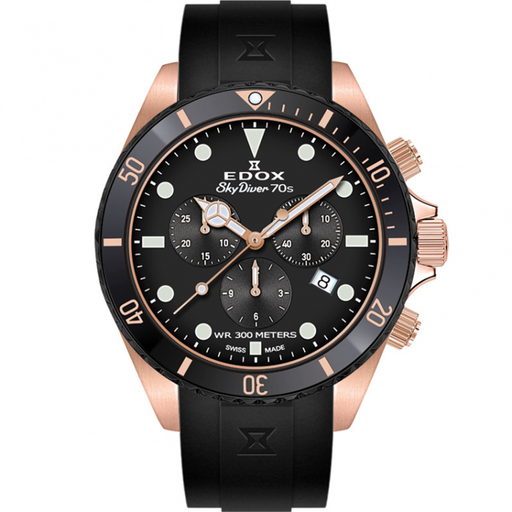Edox Skydiver 10238-37RNNCA-NI horloge