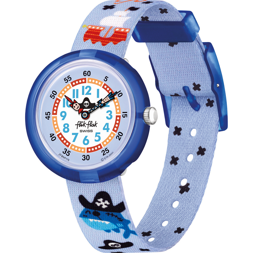 Flik Flak 3+ Story Time FBNP178 Ahoy Matey#! Horloge