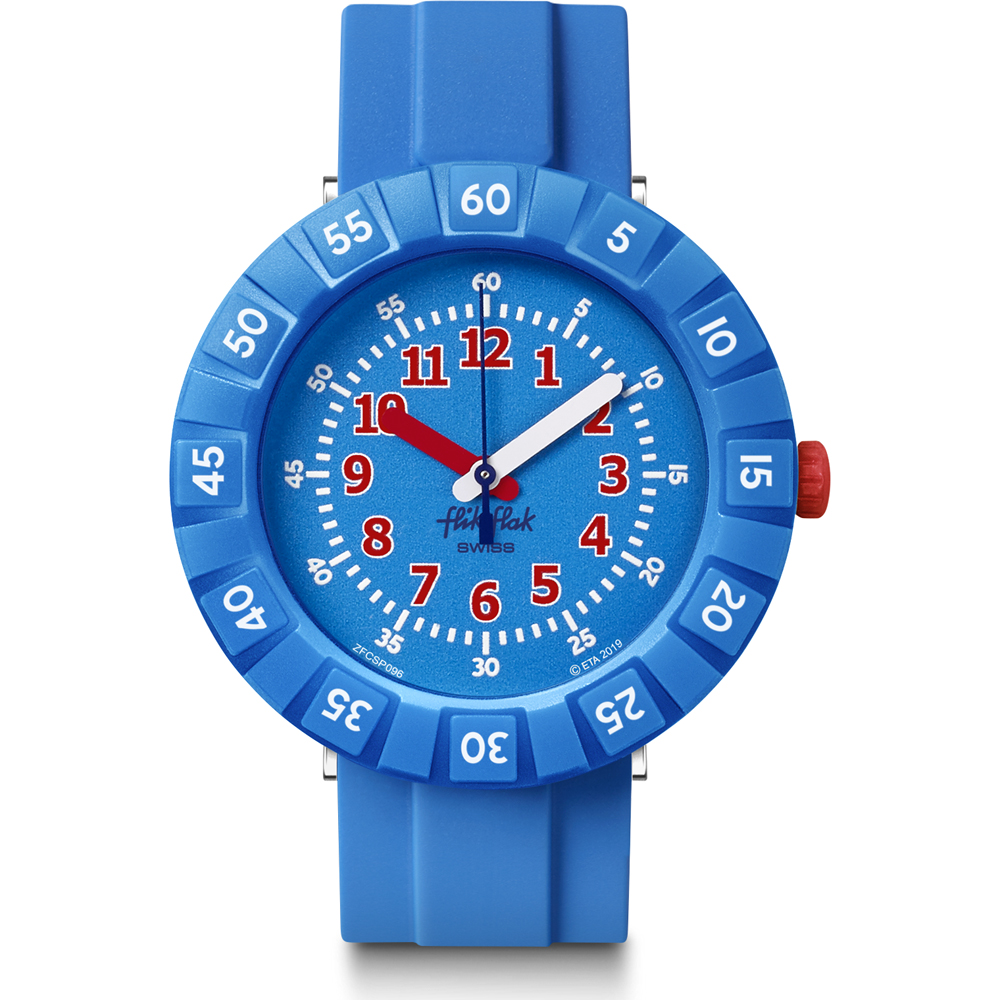 Flik Flak 7+ Power Time FCSP096 Blue My Mind Horloge