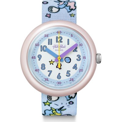 Flik Flak 5+ Power Time FPNP030 Bubblicorn Horloge