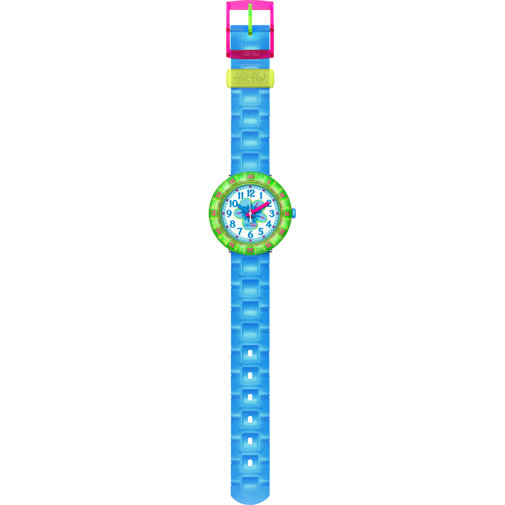 Flik Flak 7+ Power Time FCSP029 Chewy Blue Horloge