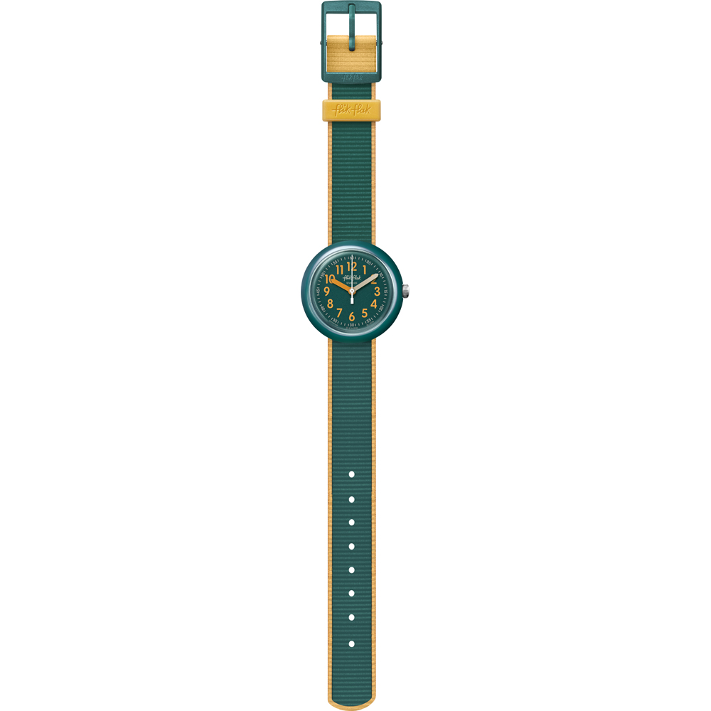 Flik Flak 5+ Power Time FPNP048 Color Blast Green Horloge