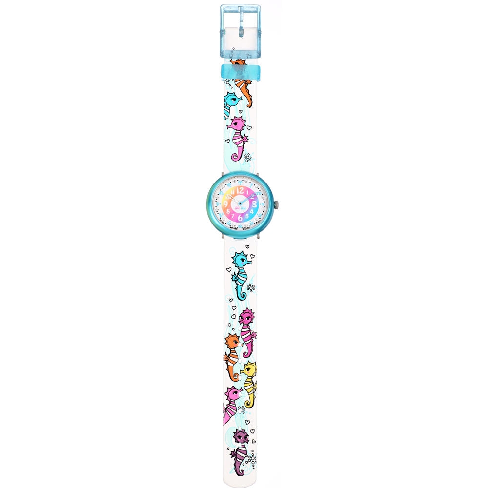 Flik Flak 5+ Power Time FPN045 Colored Sea Horloge