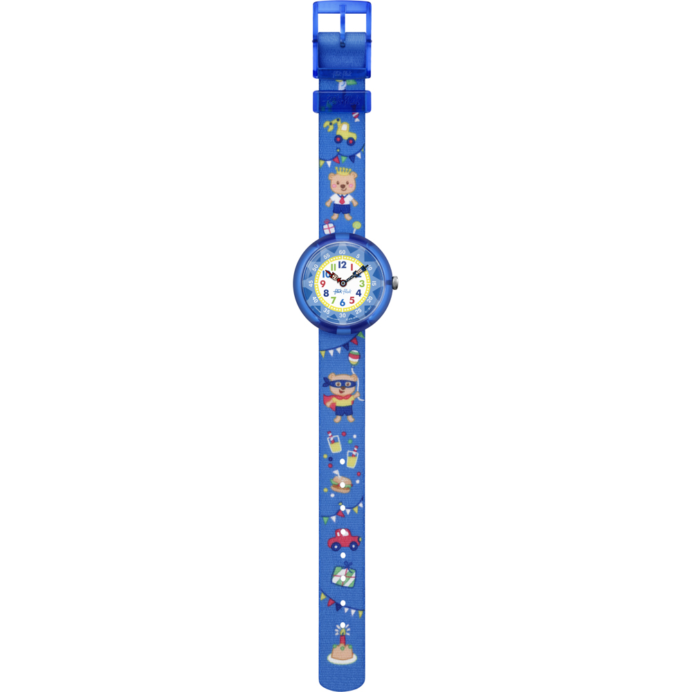 Flik Flak 3+ Story Time FBNP086 Cool Party Horloge