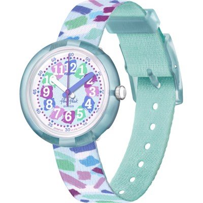 Flik Flak 5+ Power Time FPNP150 Confetti Chaos Horloge