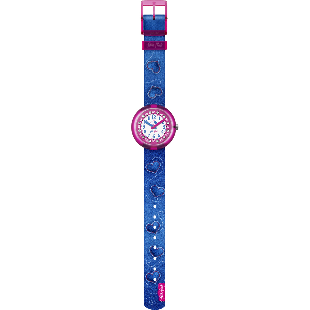 Flik Flak 5+ Power Time FPNP006 Jeans For Her Horloge