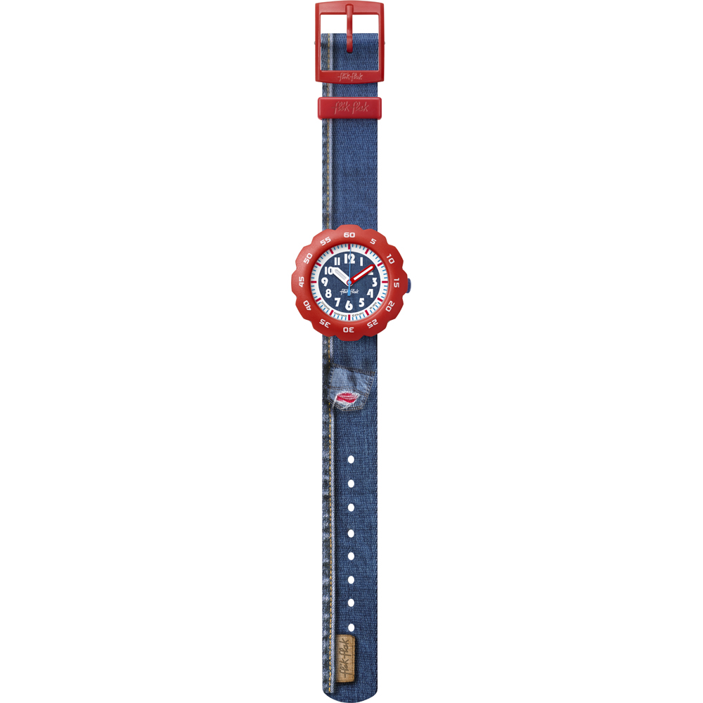 Flik Flak 5+ Power Time FPSP006 Jeans For Him Horloge