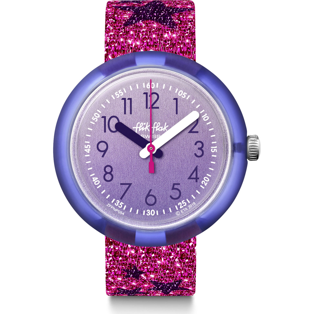 Flik Flak FPNP054 Glitter Stars horloge • EAN: 7610522811041 • Horloge.nl
