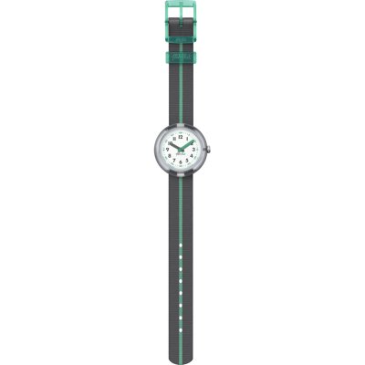 Flik Flak 5+ Power Time FPNP022 Green Band Horloge