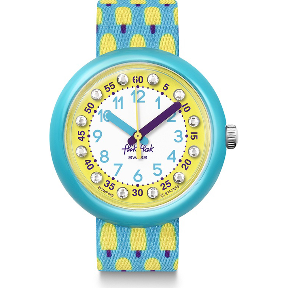 Flik Flak 5+ Power Time FPNP062 Lemon Breeze Horloge