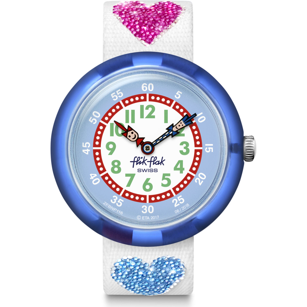 Flik Flak 3+ Story Time FBNP116 Love My Heart Horloge