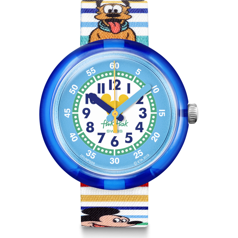 Flik Flak FLNP029 Mickey Rainbow Horloge