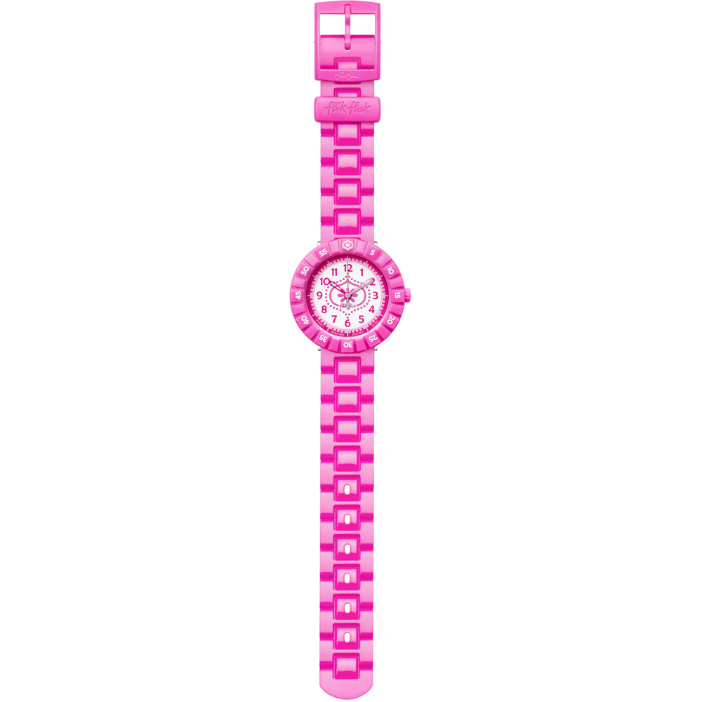 Flik Flak 7+ Power Time FCSP012 Pink Summer Breeze Horloge