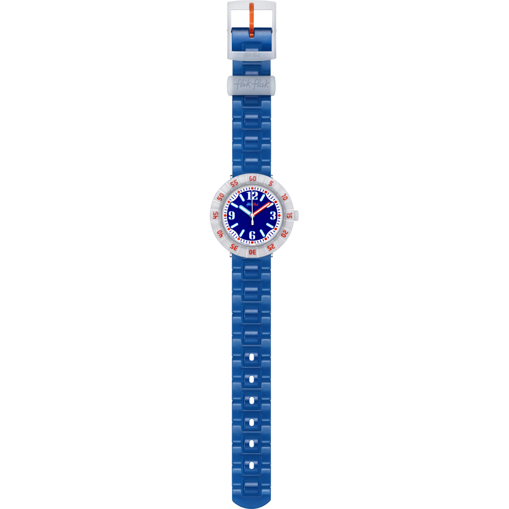 Flik Flak 7+ Power Time FCSP058 Snorkeling Blue Horloge