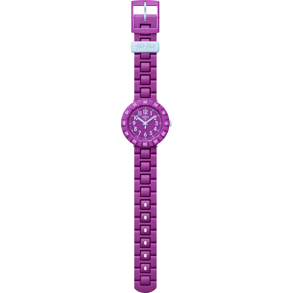 Flik Flak 7+ Power Time FCSP089 Solo Purple Horloge