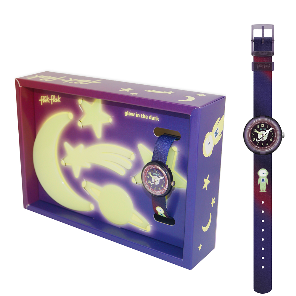 Flik Flak 5+ Power Time FPNP024 Space Dreamer Horloge
