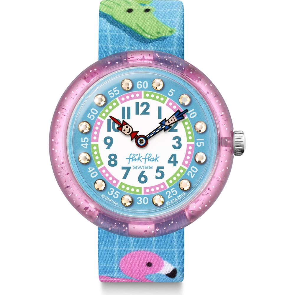 Flik Flak 5+ Power Time FBNP154 Splashtastic Horloge