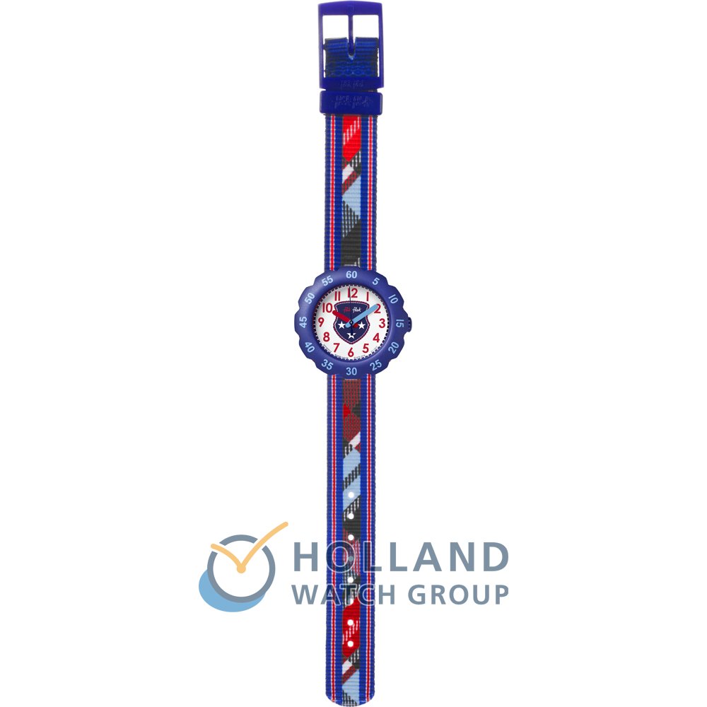 Flik Flak 5+ Power Time FPSP012 Tartan Style Horloge