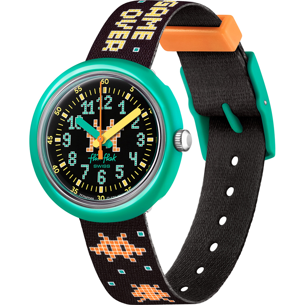 Flik Flak 5+ Power Time FPNP069 Time invader Horloge