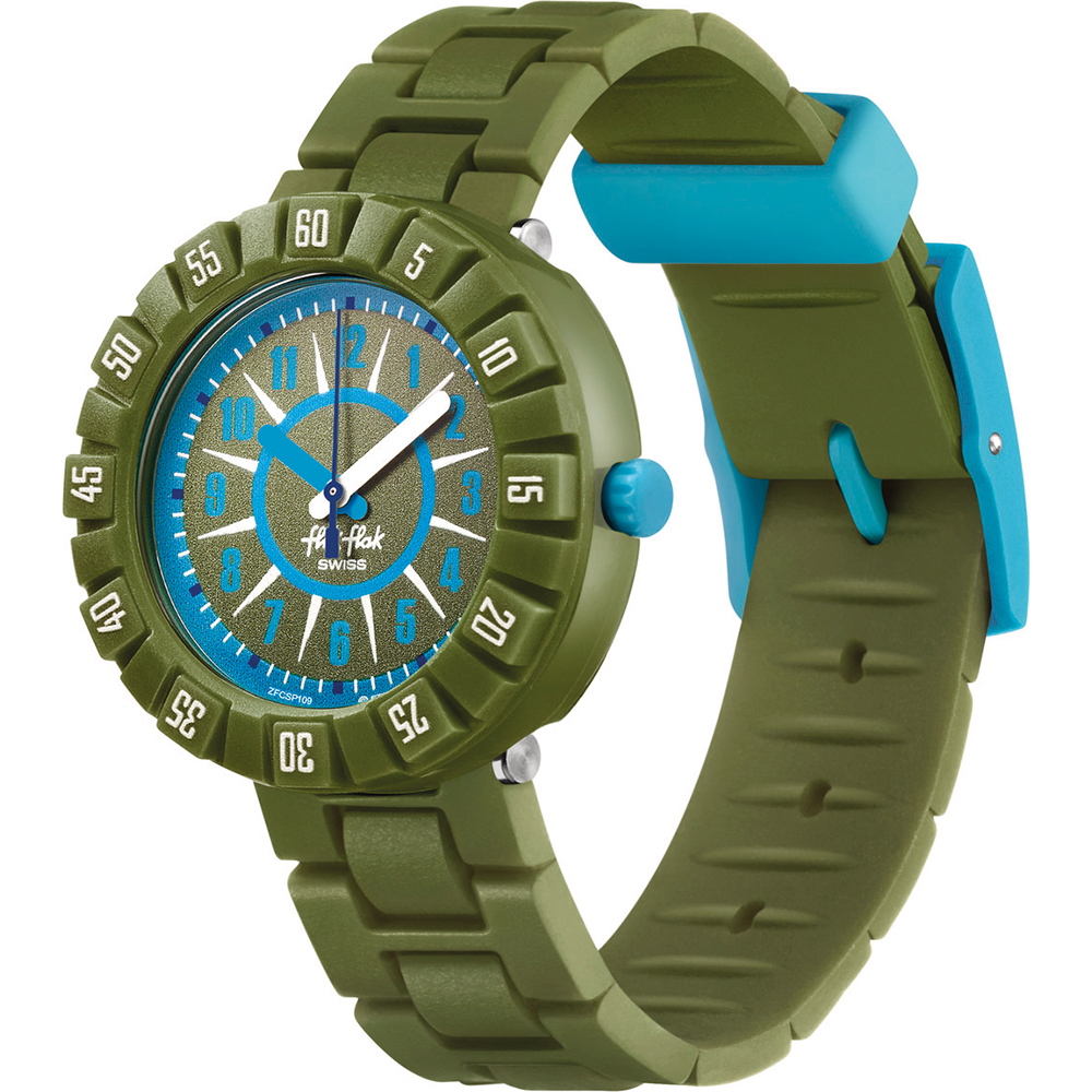 Flik Flak 7+ Power Time FCSP109 Wildicious Horloge