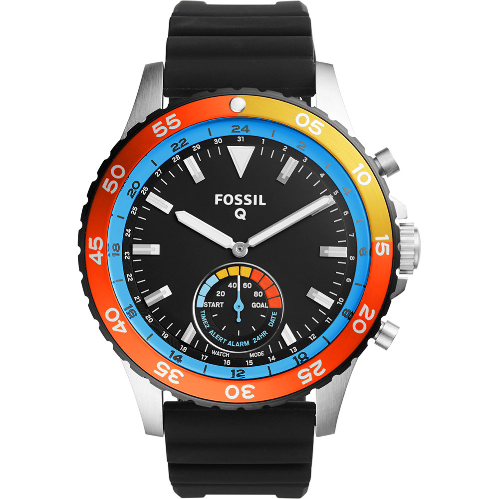 Fossil Hybrid HR FTW1124 Q Crewmaster Horloge