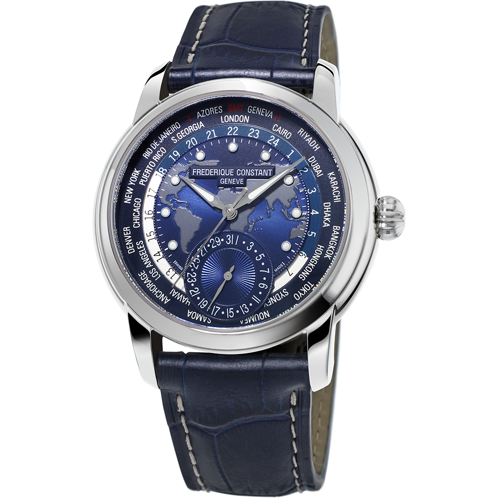 Frederique Constant Manufacture FC-718NWM4H6 Manufacture Worldtimer Horloge