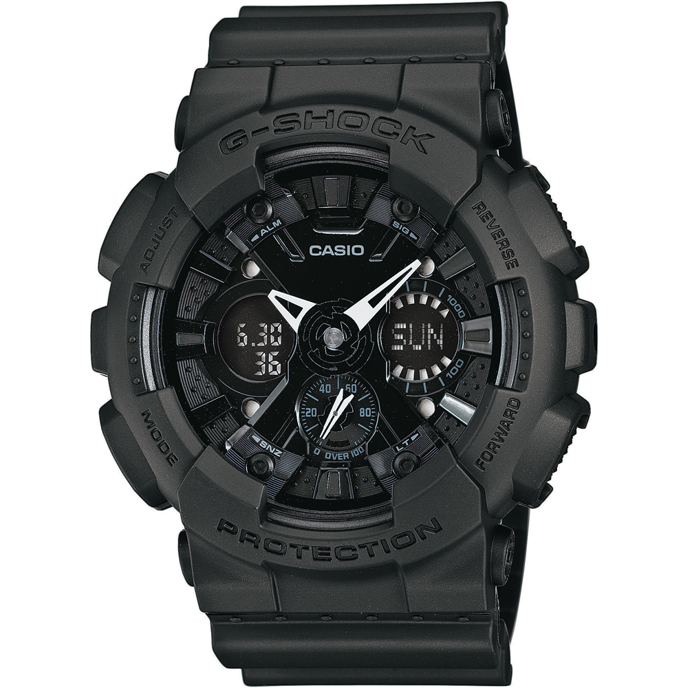 G-Shock Classic Style GA-120BB-1AER Ana-Digi - Basic Black Horloge