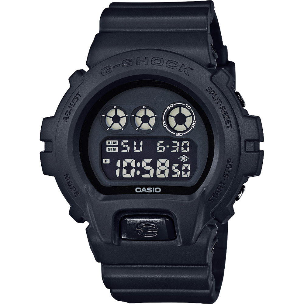 G-Shock Classic Style DW-6900BB-1 Basic Black Horloge