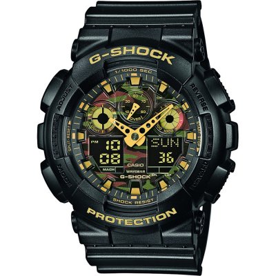 G-Shock Classic Style GA-100CF-1A9 Ana-Digi - Camo Face Horloge
