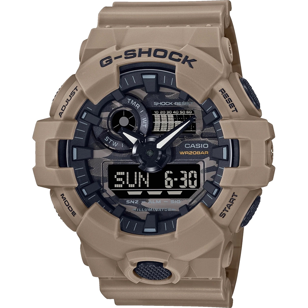G-Shock Classic Style GA-700CA-5AER Camouflage Horloge