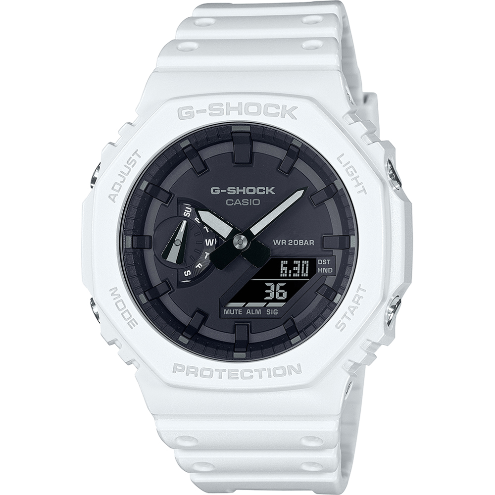 G-Shock Classic Style GA-2100-7AER Carbon Core Horloge