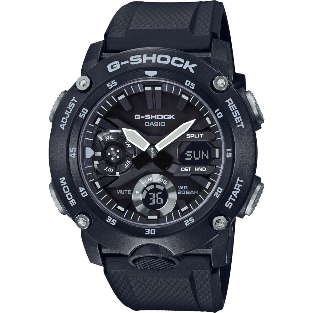 G-Shock Classic Style GA-2000S-1AER Carbon Core Horloge