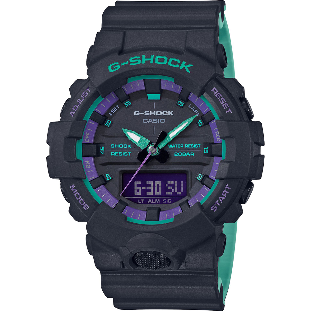 G-Shock Classic Style GA-800BL-1AER Ana-Digi - 90s Color Accent Horloge