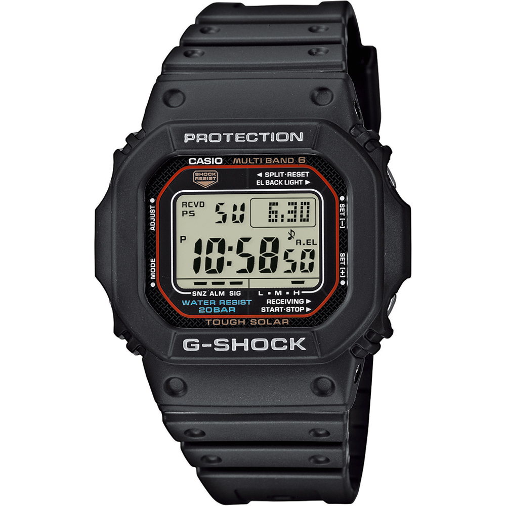 G-Shock Classic Style GW-M5610-1ER Solar Waveceptor Horloge