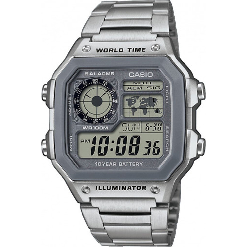 Casio Collection AE-1200WHD-7AVEF World Time Horloge