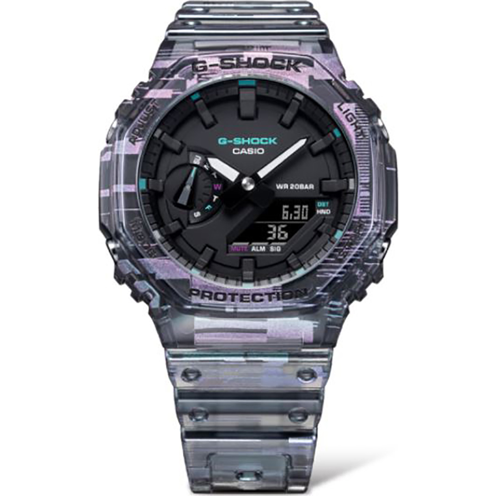 G-Shock Classic Style GA-2100NN-1AER Digital Glitz Horloge