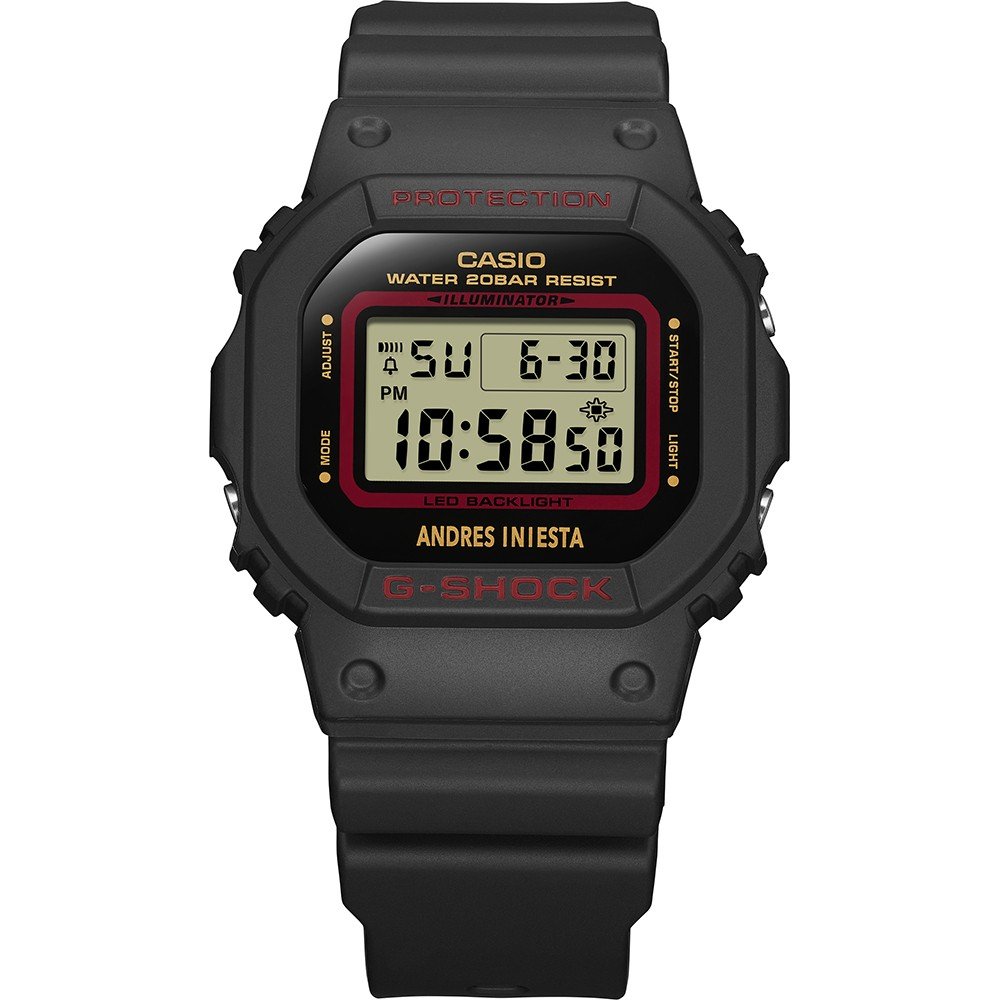 G-Shock DW-5600AI-1ER Andres Iniesta Horloge