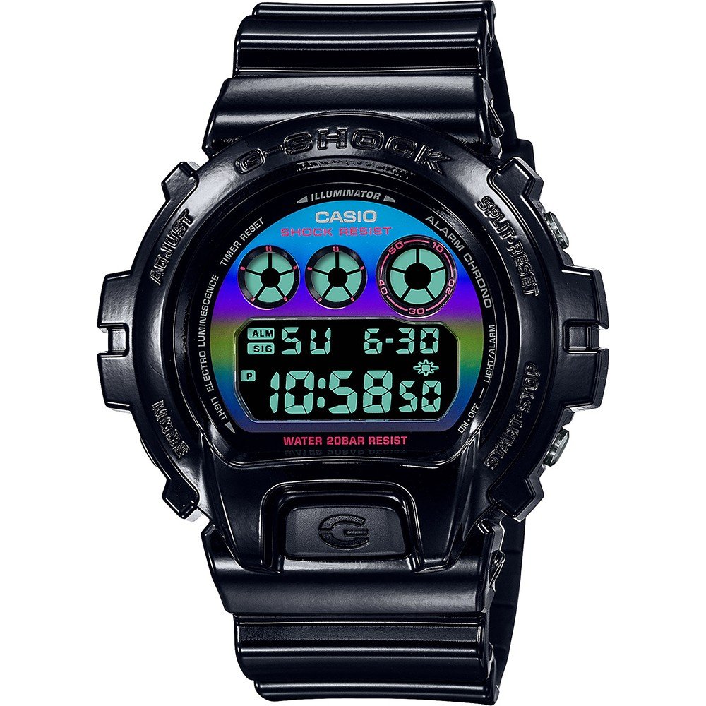 G-Shock Classic Style DW-6900RGB-1ER Virtual Rainbow Horloge