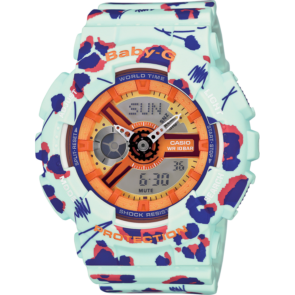 G-Shock Baby-G BA-110FL-3AER Flower Horloge
