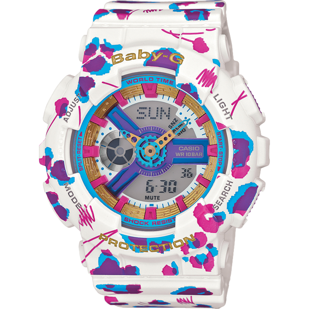 G-Shock Baby-G BA-110FL-7AER Flower Horloge