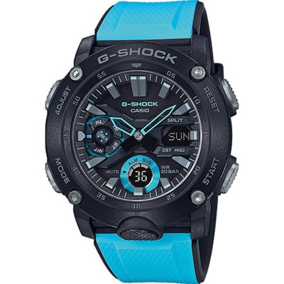 G-Shock Classic Style GA-2000-1A2 Carbon Core Horloge