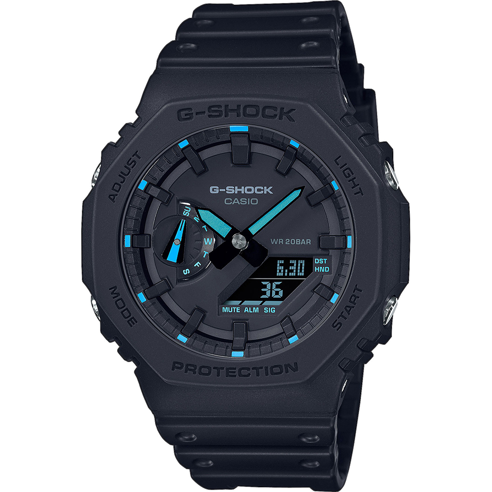 G-Shock Classic Style GA-2100-1A2ER Neon Accent Horloge