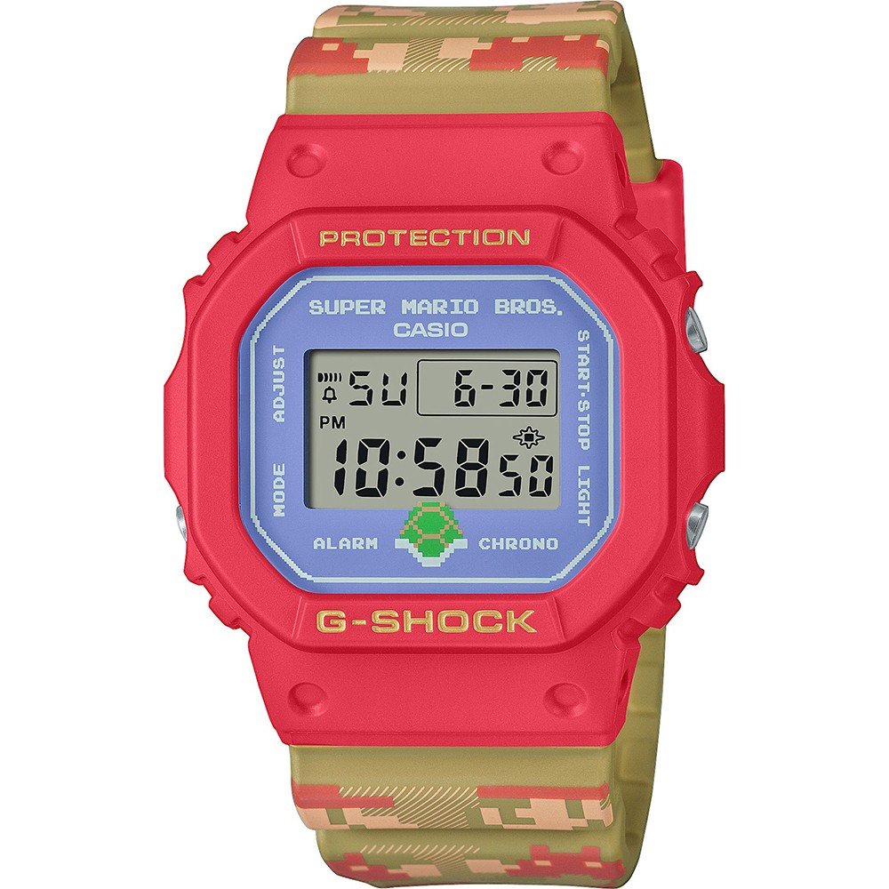 G-Shock Classic Style DW-5600SMB-4ER Super Mario bros. Horloge