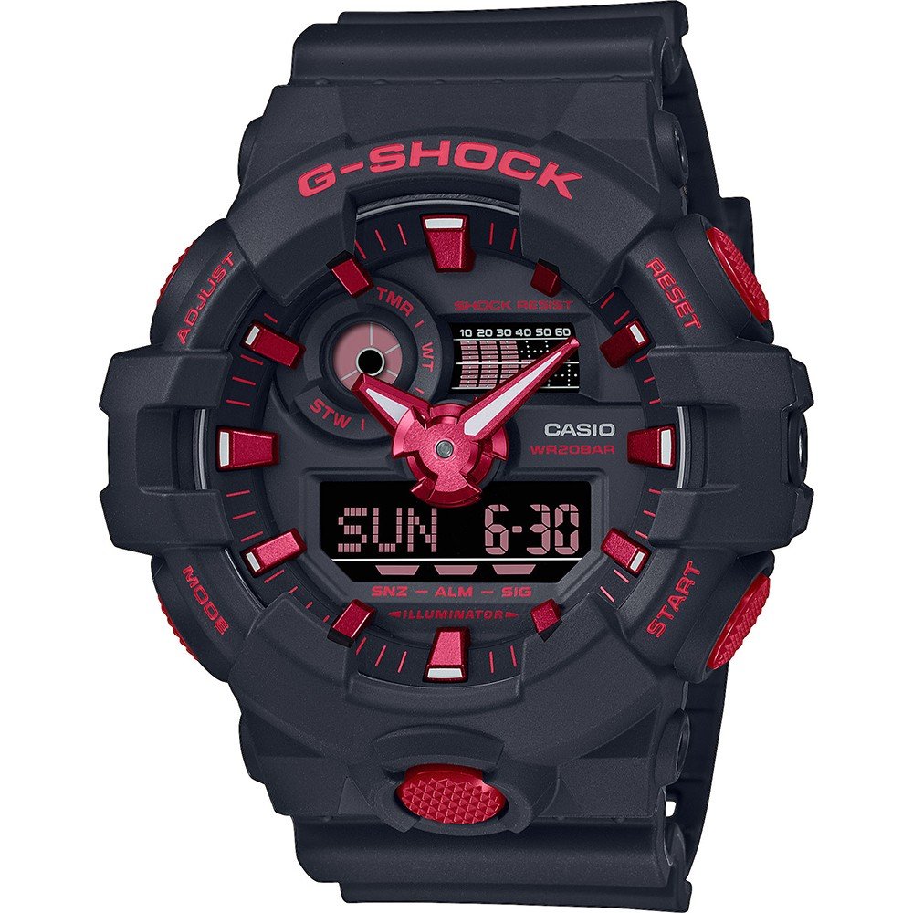 G-Shock Classic Style GA-700BNR-1AER Ignite Red Horloge