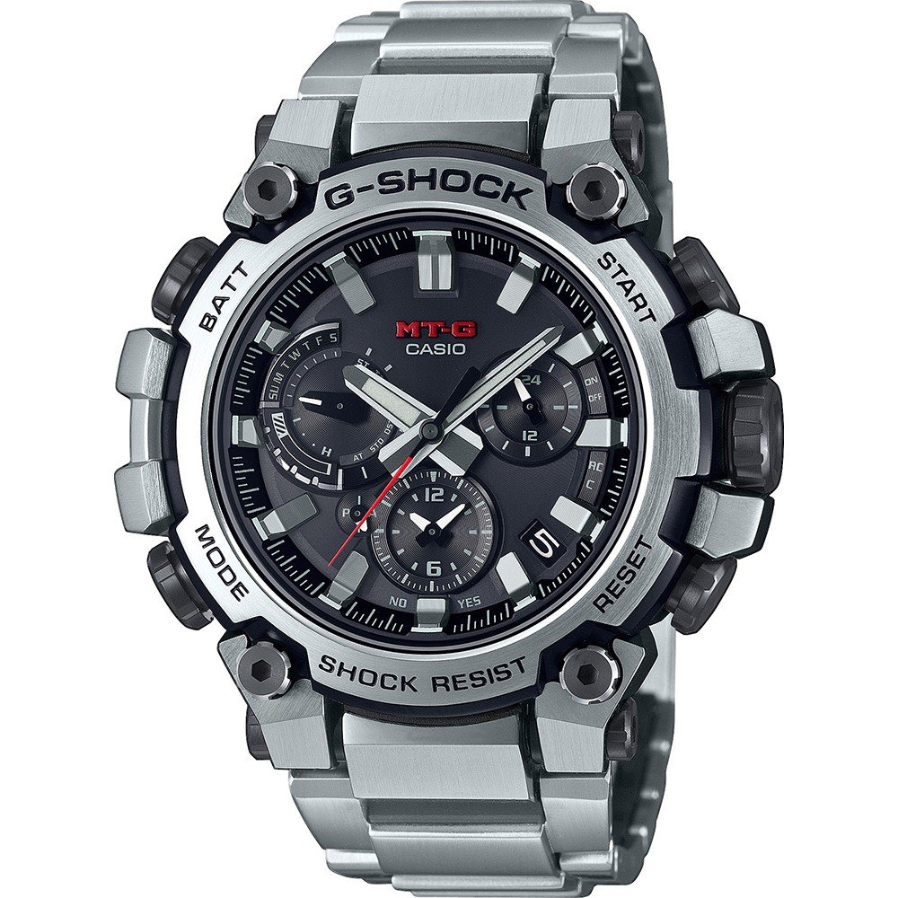 Andrew Halliday De onze symbool G-Shock MT-G MTG-B3000D-1AER Metal Twisted G - Dual Core Guard horloge •  EAN: 4549526330322 • Horloge.nl