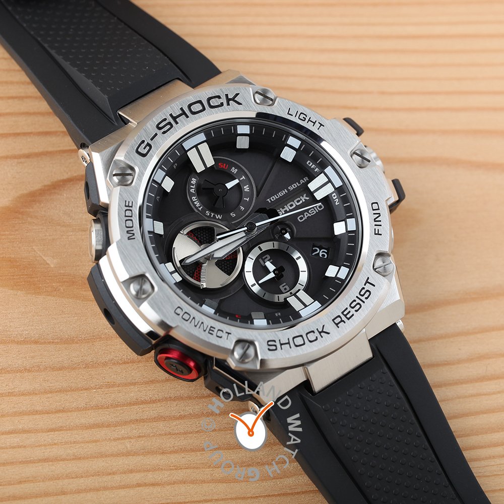 G-Shock G-Steel GST-B100-1AER G-Steel horloge • EAN: 4549526168178 • Horloge .nl